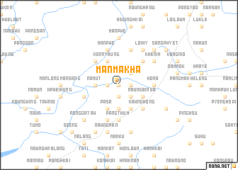 map of Mān Makha