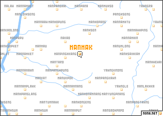 map of Mān Mak