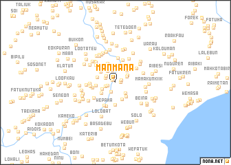 map of Manmana