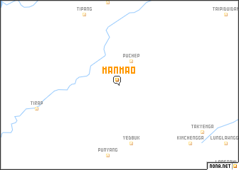 map of Mānmao