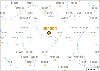 map of Mān Mao