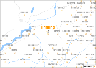 map of Mān Mao
