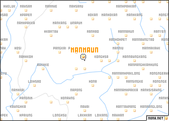 map of Mān Ma-ün