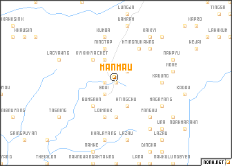 map of Mān Mau