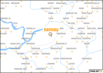 map of Mān Mau