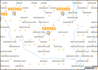 map of Mān Maü