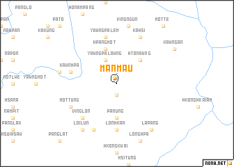 map of Mānmau