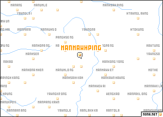 map of Mān Mawhping