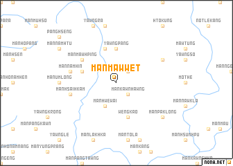 map of Mān Maw-wēt