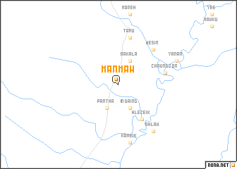 map of Manmaw