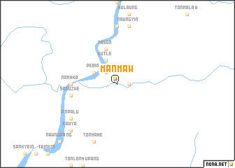 map of Manmaw