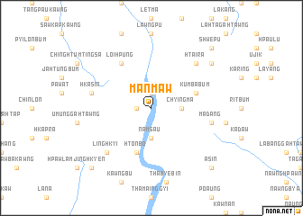 map of Mān Maw