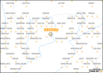 map of Mān Maw