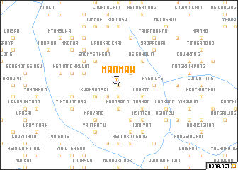 map of Mān Maw