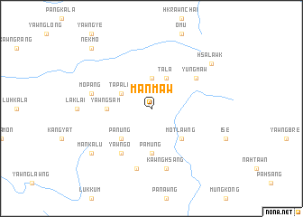 map of Mānmaw