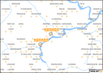 map of Mān Mon
