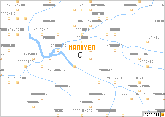 map of Mān Myen