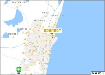 map of Mannady