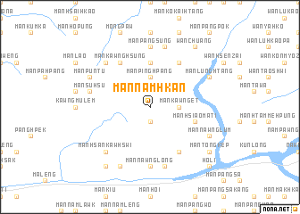 map of Mān Namhkan