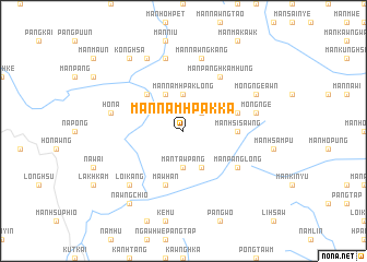 map of Mān Namhpakka