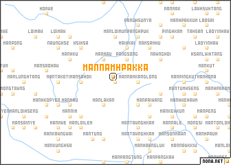 map of Mān Namhpakka