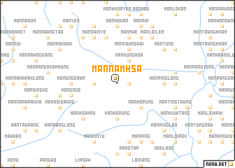 map of Mān Namhsa