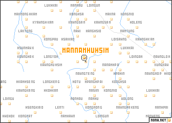 map of Man Nam-hu-hsim