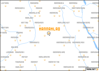 map of Mān Namlao