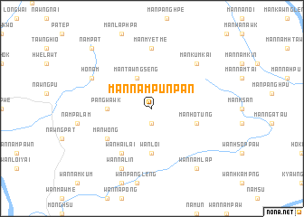 map of Mān Nampunpan