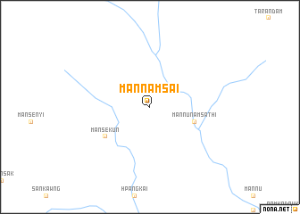 map of Mān Namsai