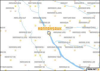 map of Mān Namsawk