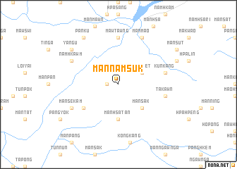 map of Mān Namsuk