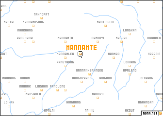 map of Mān Namte