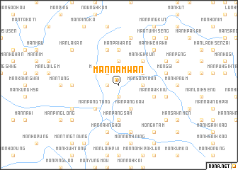 map of Mān Namwan