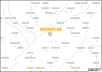 map of Mān Nam-yom