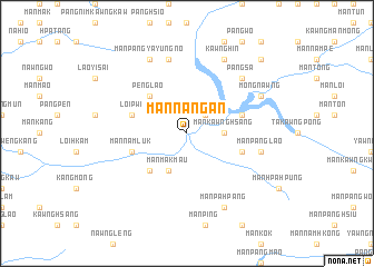 map of Mān Na-ngan