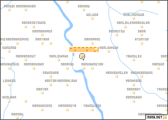 map of Mān Na-ngi