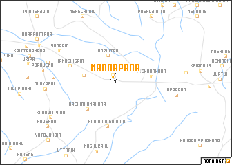 map of Mánnapana