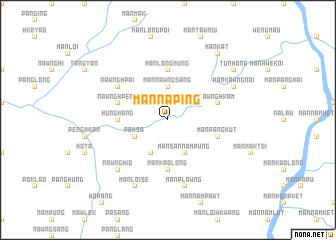 map of Mān Na-ping