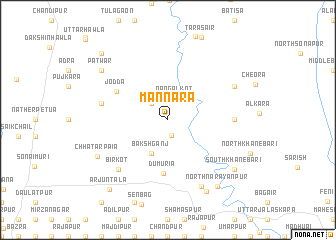 map of Mannāra