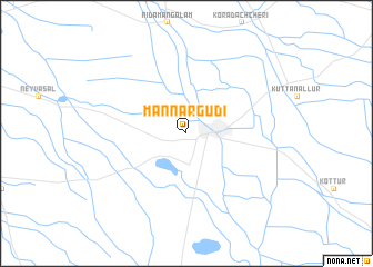 map of Mannārgudi