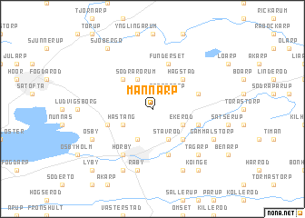 map of Mannarp