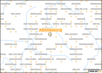 map of Mān Nawkkiu