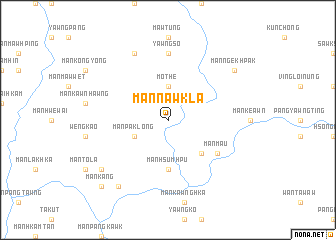 map of Mān Nawkla