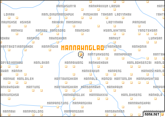 map of Mān Nawnglao