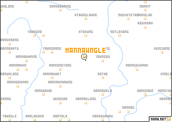 map of Mān Nawngle