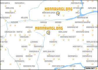 map of Mān Nawnglong