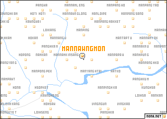 map of Mān Nawngmon