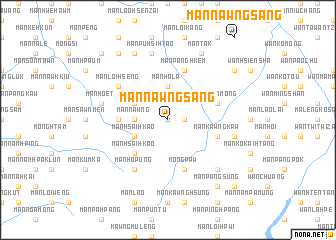 map of Mān Nawngsang