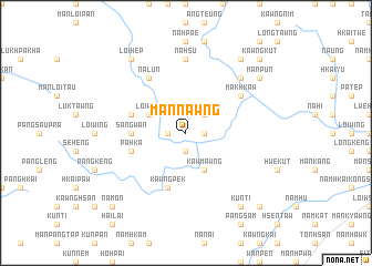 map of Mān Nawng